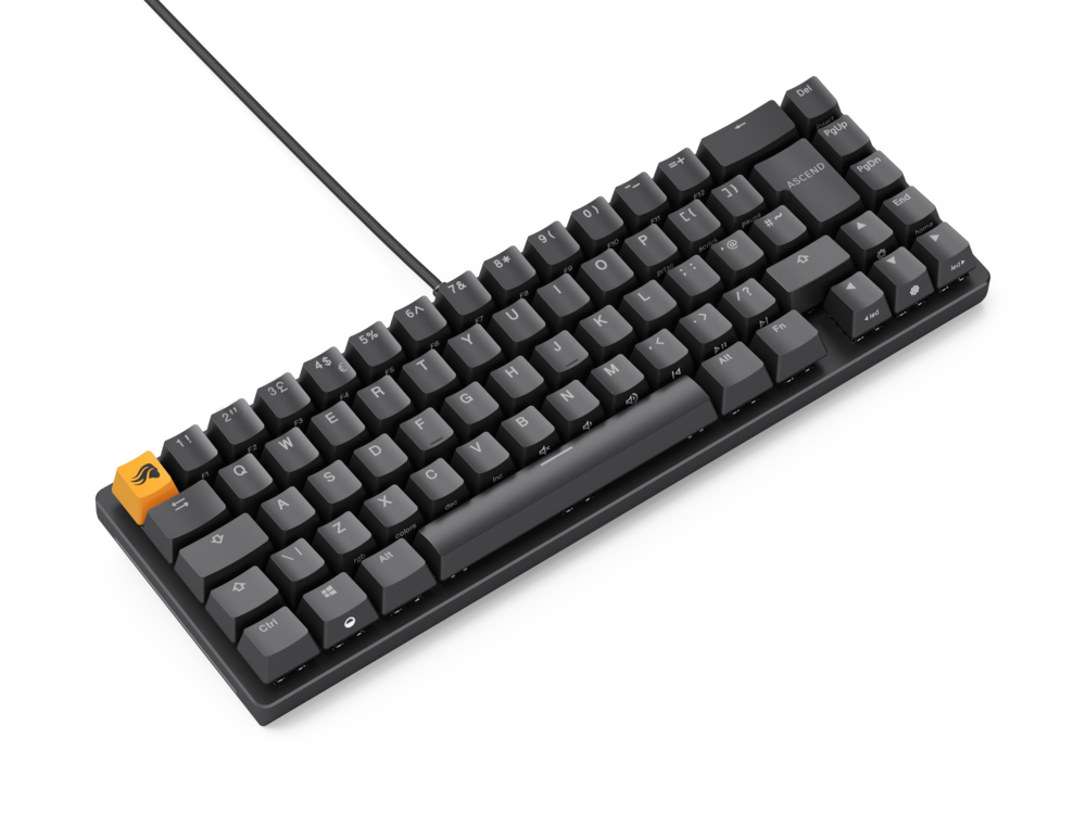 Glorious   Gmmk       Compact   65    Fox   Switch    Sort   Tastatur   Geekd   Dk
