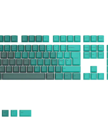 Glorious   Gpbt   Keycaps   115   Pbt   Keycaps    Iso    Nordic - Layout    Rain   Forest   Geekd   Dk