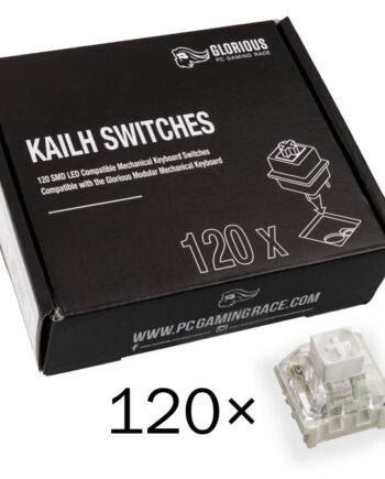 Glorious   Kailh   Box   Hvid   Switches    120   Stk    Tastatur   Switch   Geekd   Dk