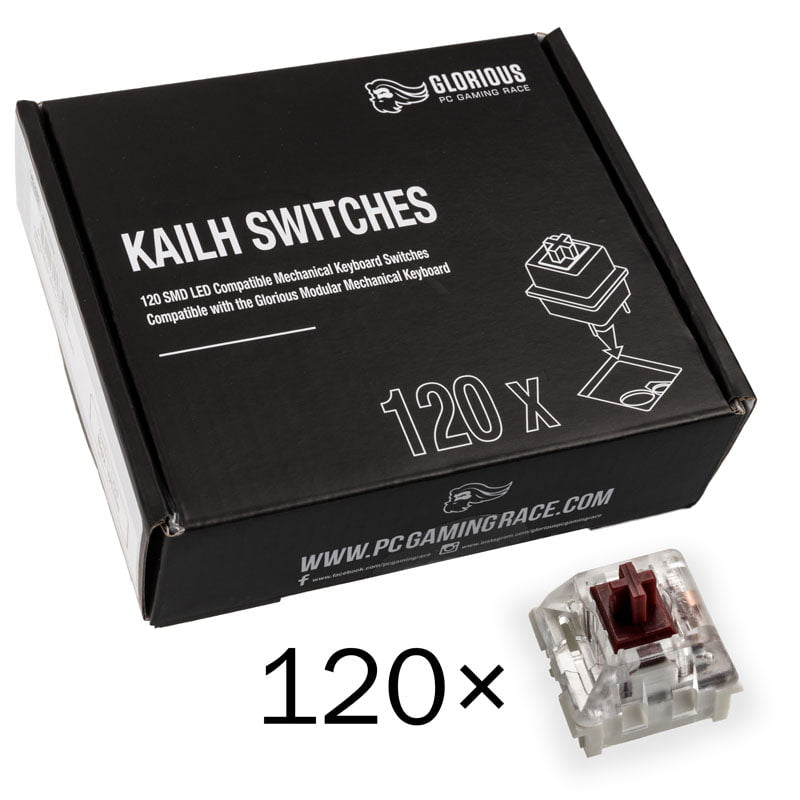 Glorious   Kailh   Speed   Kobber   Switches    120   Stk    Tastatur   Switch   Geekd   Dk