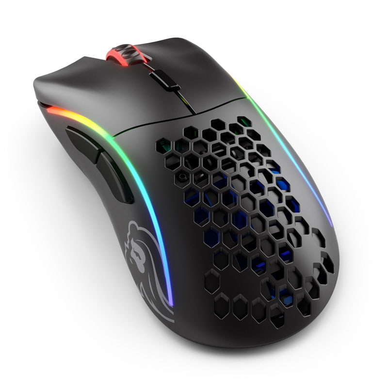 Glorious   Model   D   Wireless   Gaming - Mouse   Black   Mus   Geekd   Dk