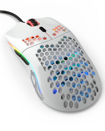 Glorious   Model   O   Gaming - Mouse   Glossy - White   Mus   Geekd   Dk