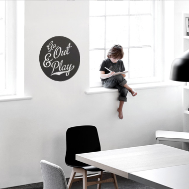 Go   Out     Play   Wallsticker   Af   Alan   Smithee    38x38   Cm