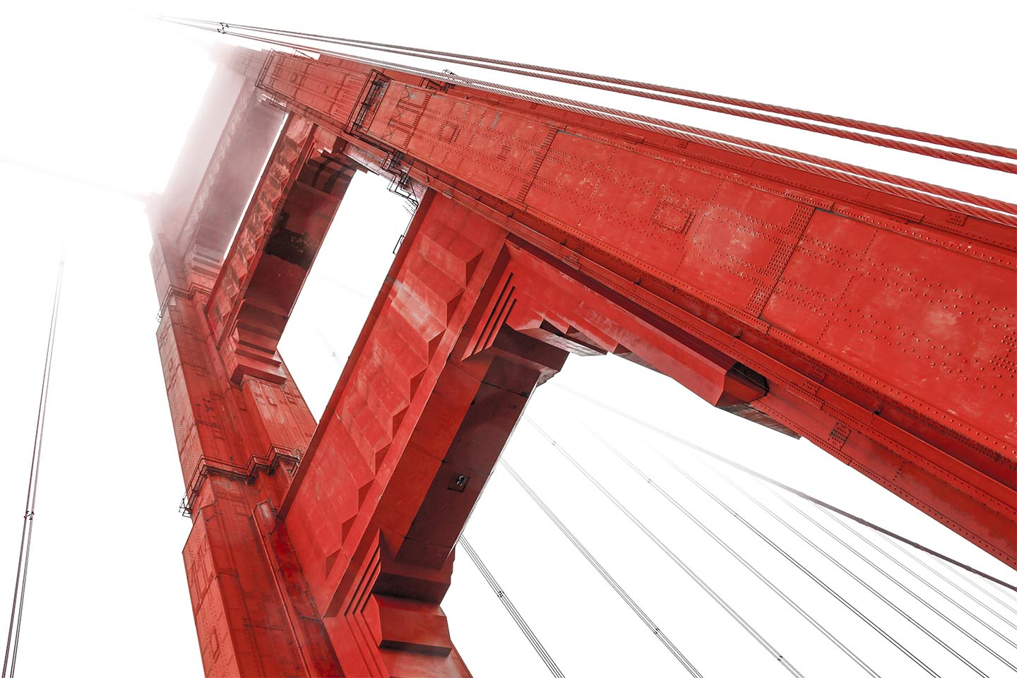 Golden   Gate   Reaching   Into   The   Fog   Af   Rasmus   Gundorff   Sæderup