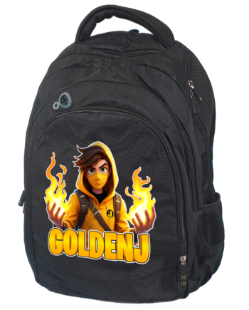 Goldenj   Flamme   Skoletaske