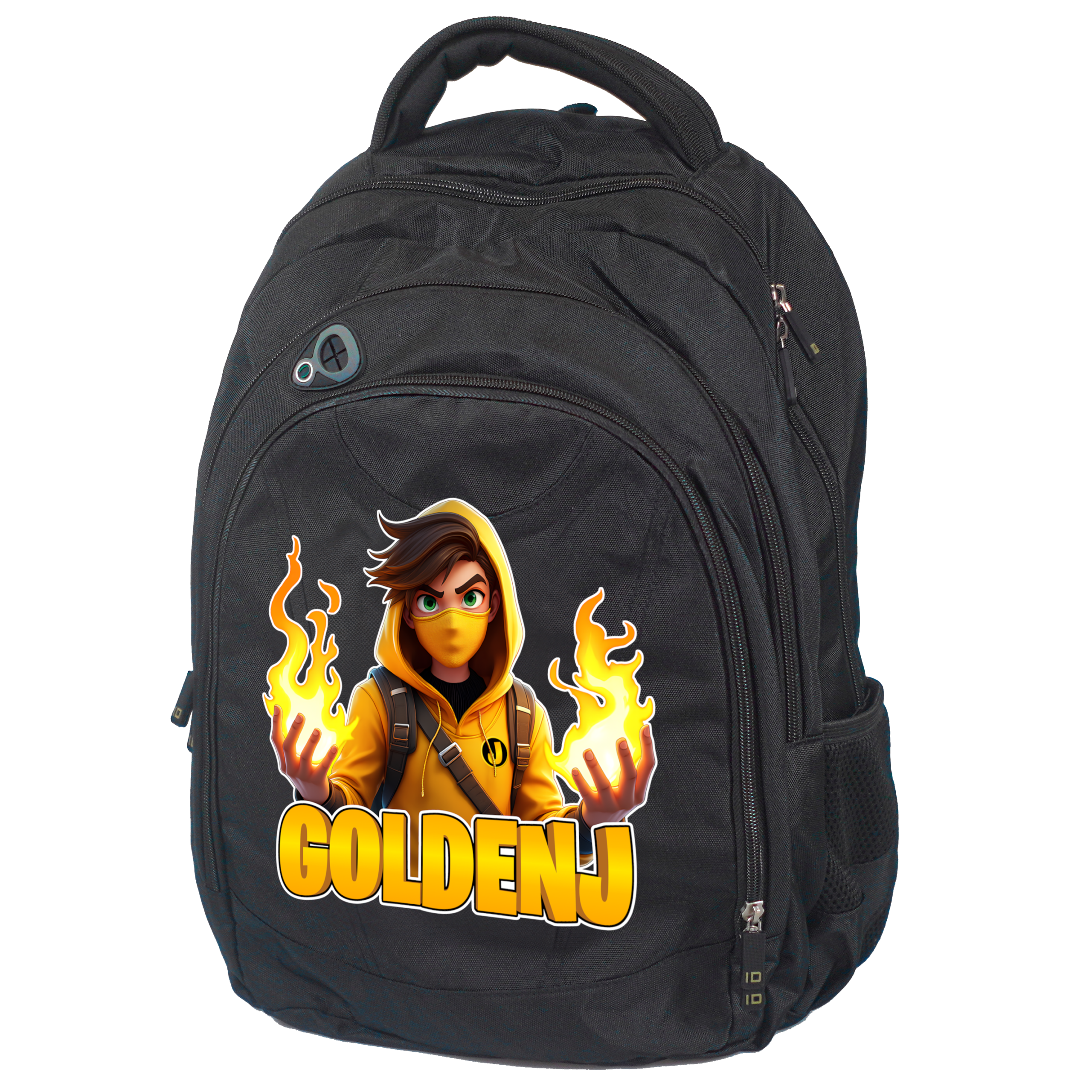 Goldenj Flamme Skoletaske