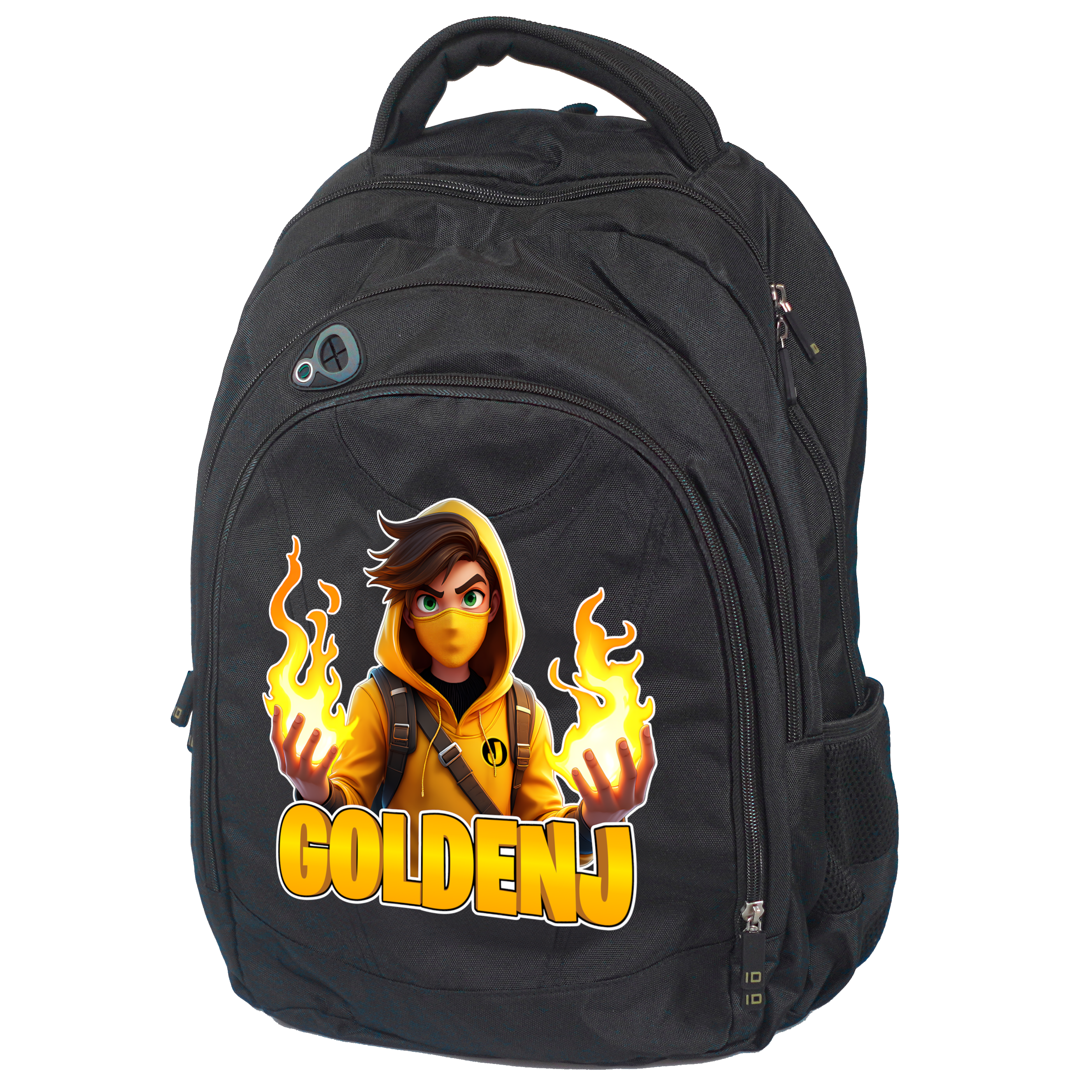 Goldenj   Flamme   Skoletaske