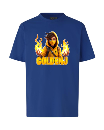 Goldenj   Flamme   Tee   Blå       -