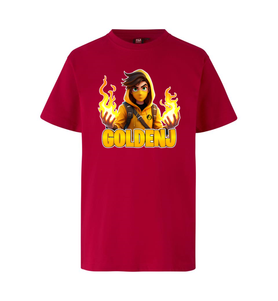 Goldenj   Flamme   Tee   Rød       -