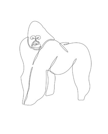 Gorilla   Af   Pluma   Posters