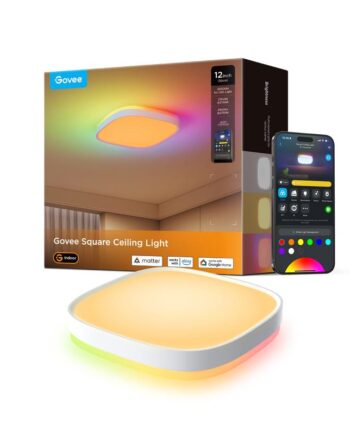 Govee   30   Cm   Rgbww     Rgbic   Intelligent   Loftlampe   Wifi   Bluetooth   Led   Lys   Geekd   Dk