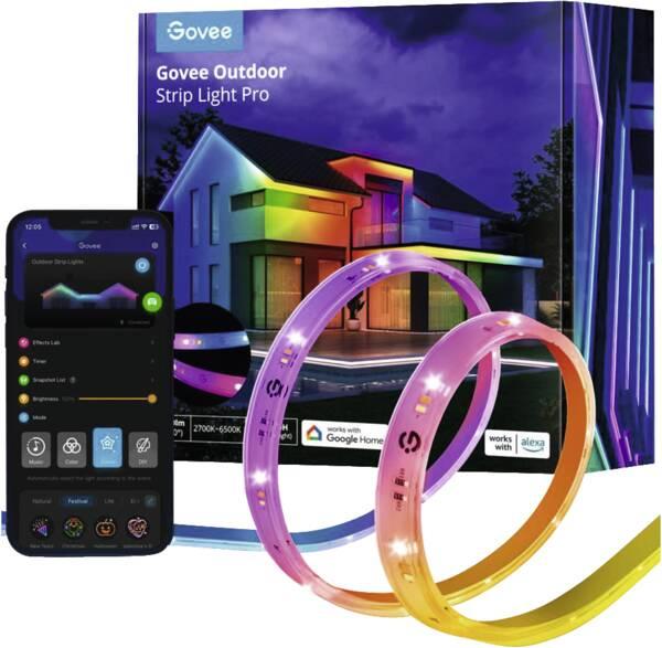 Govee   H70a13d1   Intelligent   Led   Lysstrip   Wifi   10   M    Udendørs    Geekd   Dk