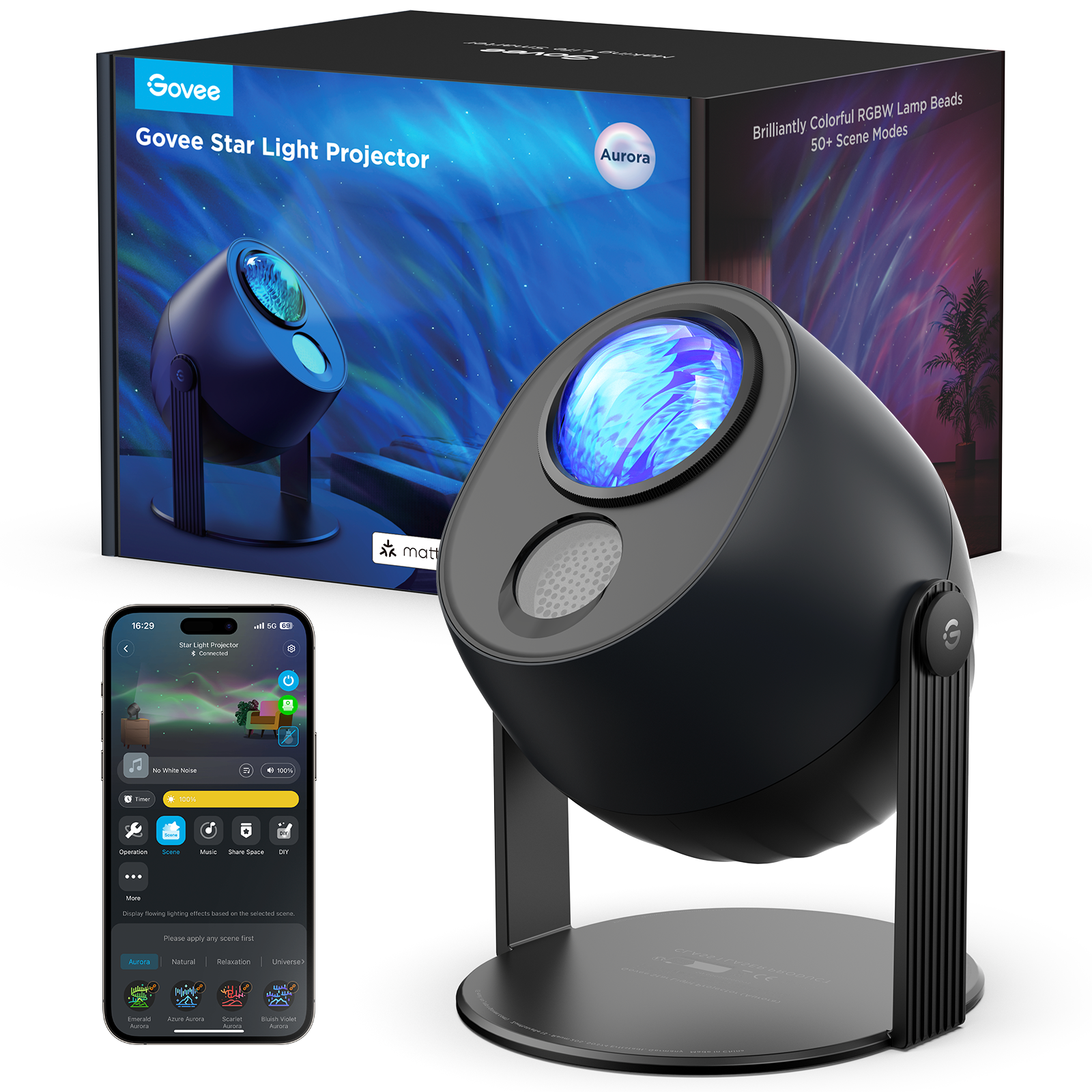 Govee H6094 Star Light Projektor Ocean Wave Led Lys Geekd Dk