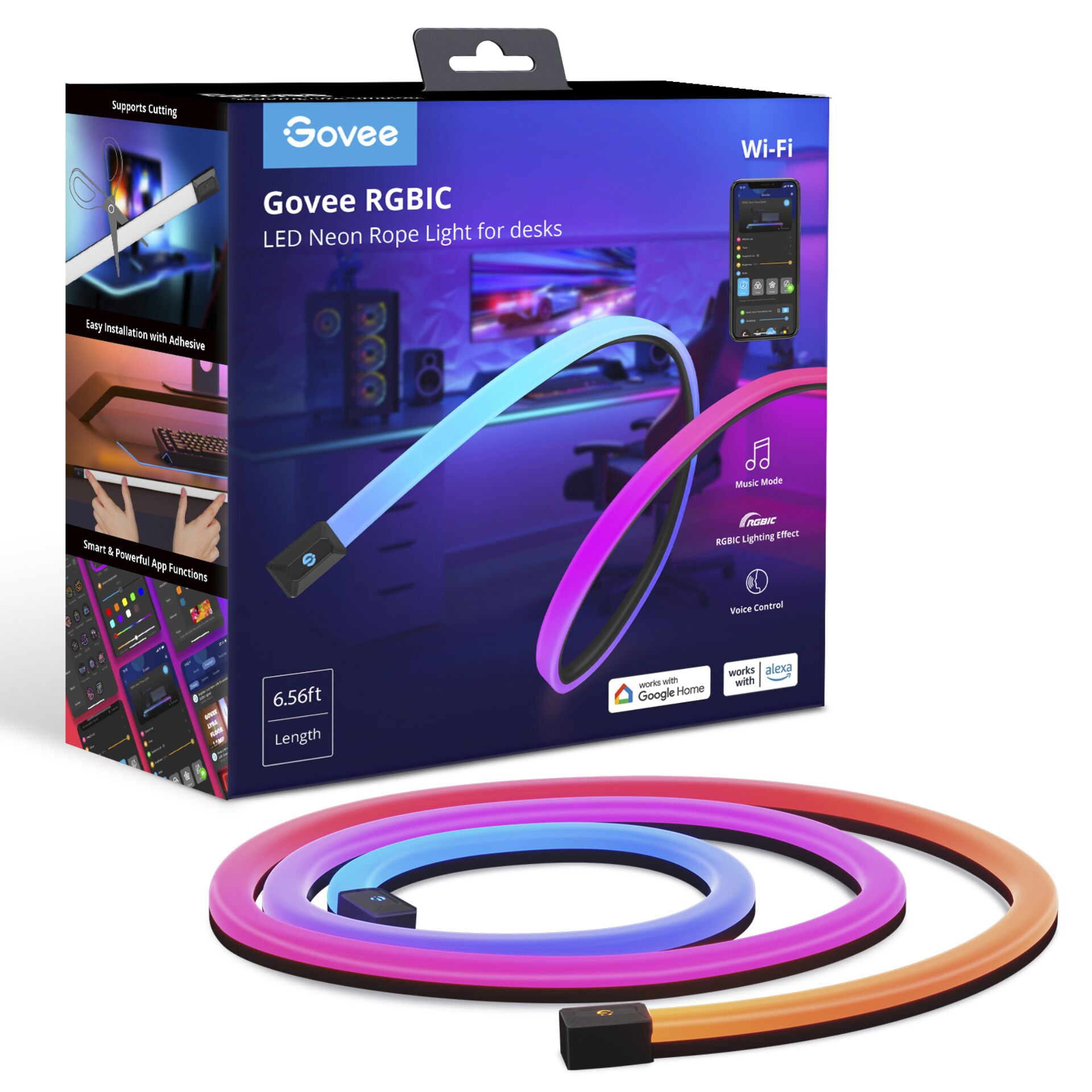 Govee   Neon   Gaming   Bord   Lys   Led   Lys   Geekd   Dk