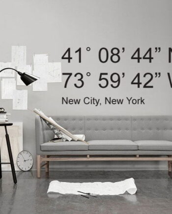 Gps   Koordinater   Wallsticker