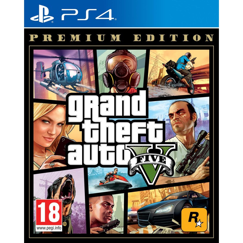 Grand   Theft   Auto   V    Gta        Premium   Edition   Playstation       Spil   Geekd   Dk