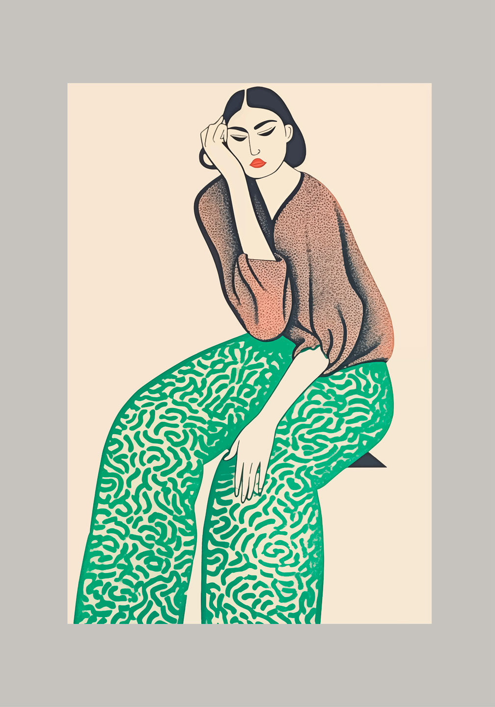 Green   Woman   Af   Få   Mu   Illustrations