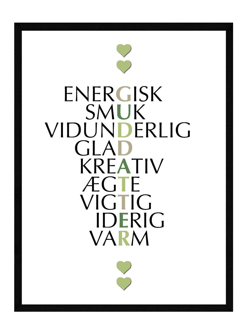 Guddatter   Citat   Plakat