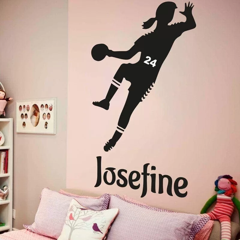 Håndbold   Damer   Wallsticker
