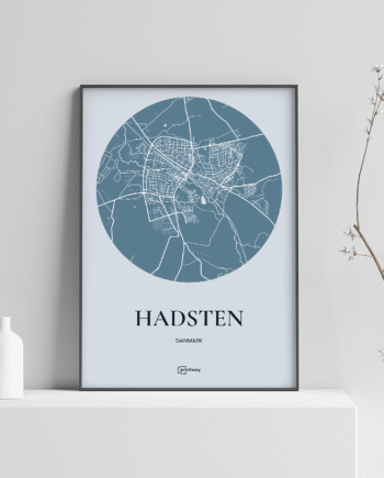 Hadsten Plakaten Havblå