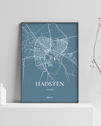 Hadsten Plakaten Havblå