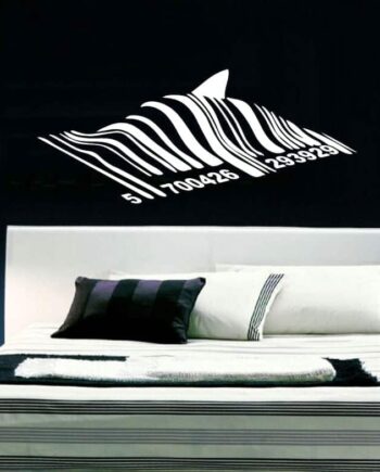 Haj   Stregkode   Wallsticker