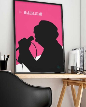 Hallelujah - Plakat    Pink    21   X   29        A4    Kr    199  -