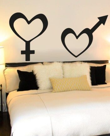 Han     Hun   Symbol   Wallsticker