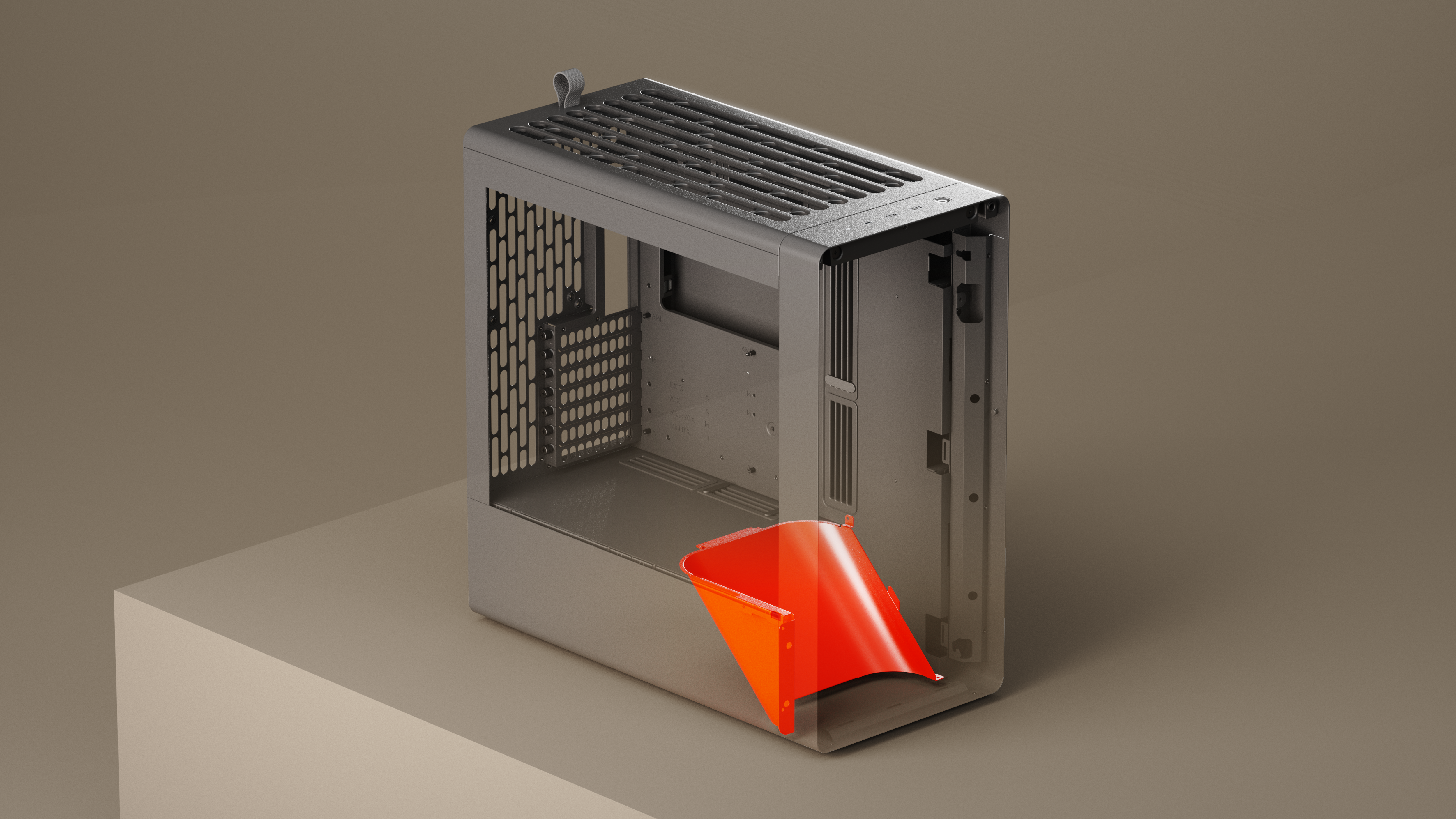 Havn   Bf   360     Black   Mid   Tower   Kabinet   Med   Høj   Airflow   Og   Minimalistisk   Design   Geekd   Dk