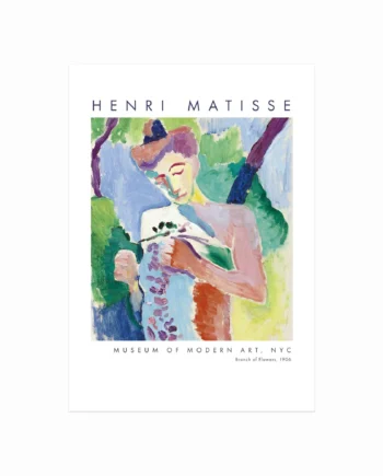Henri   Matisse   Plakat    Branch   Of   Flowers