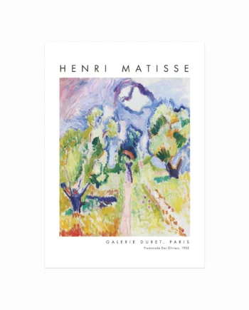 Henri   Matisse   Plakat    Promenade   Des   Oliviers