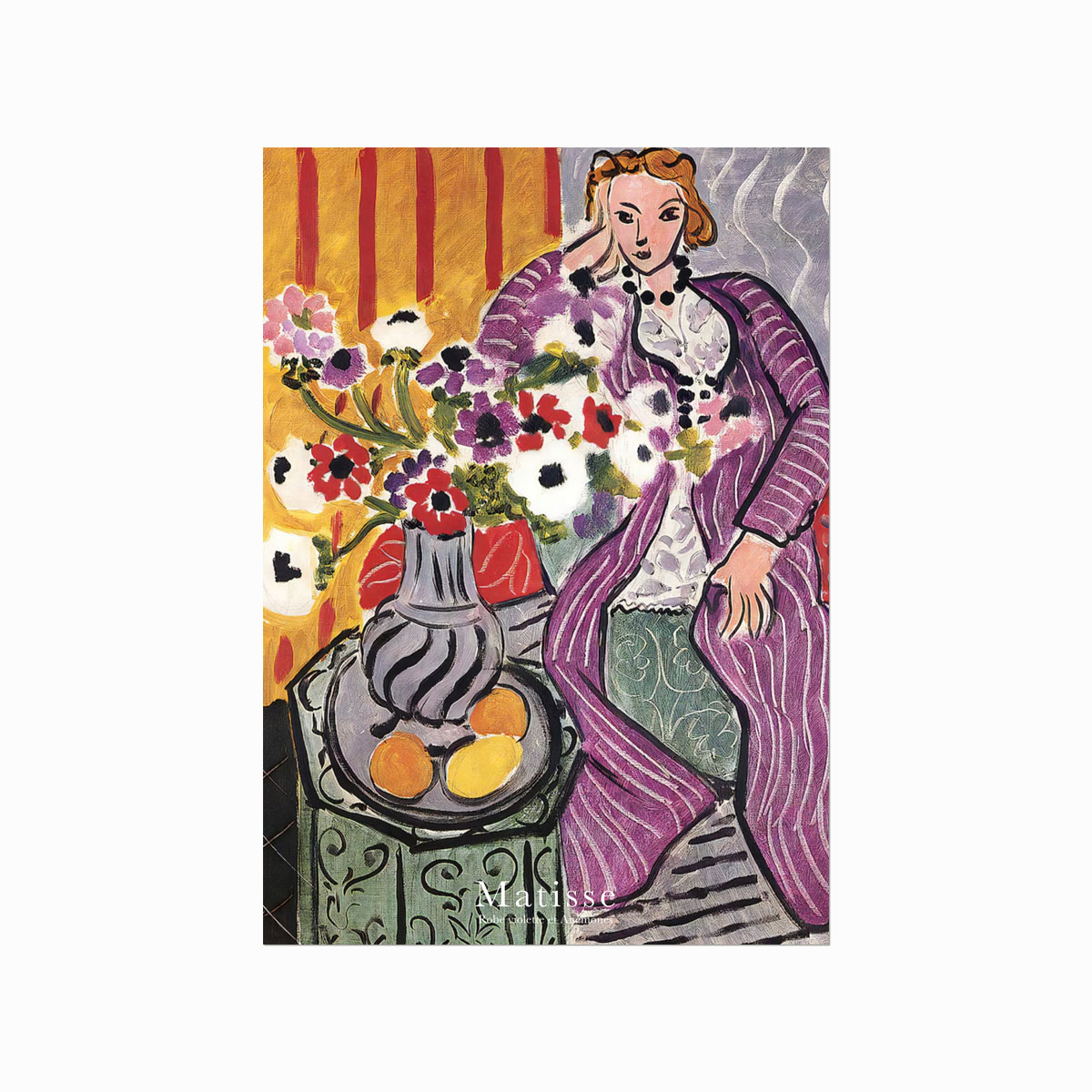 Henri   Matisse   Plakat    Robe   Violette   Et   Anémones