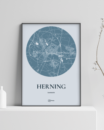 Herning Plakaten Havblå