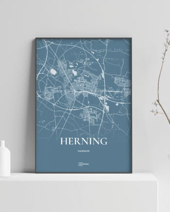 Herning Plakaten Havblå