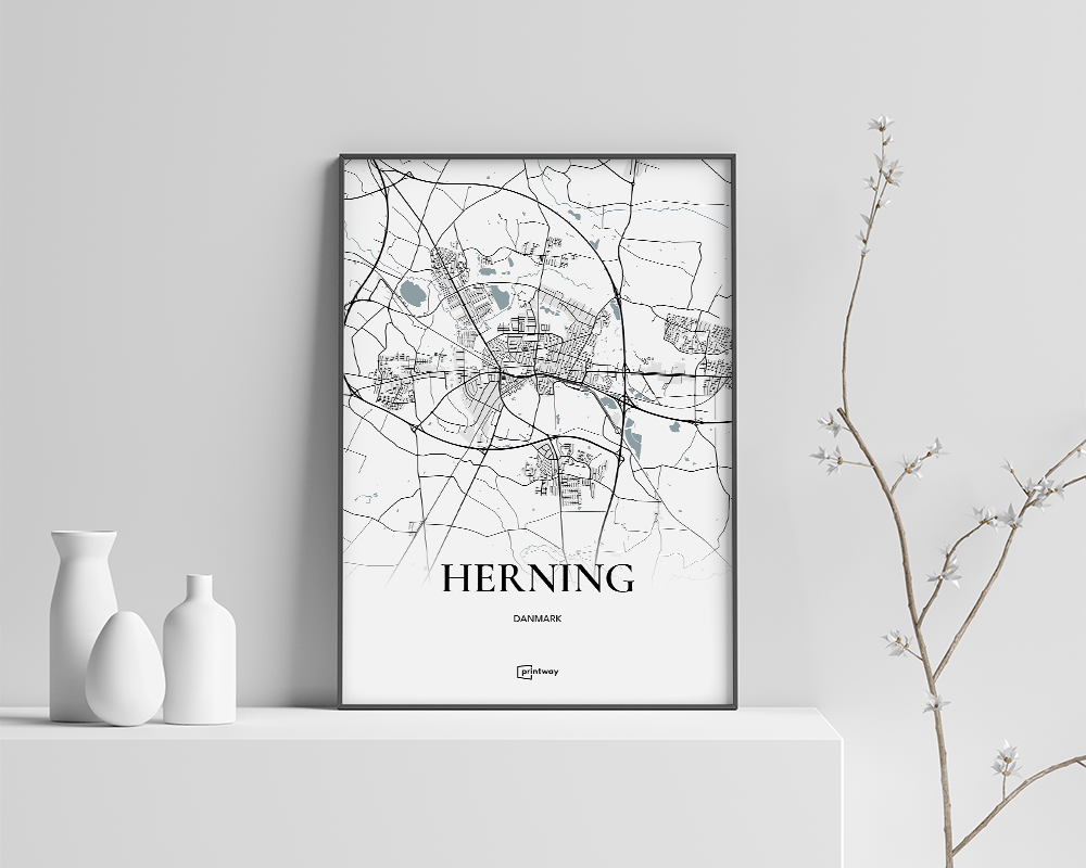 Herning Plakaten Hvid