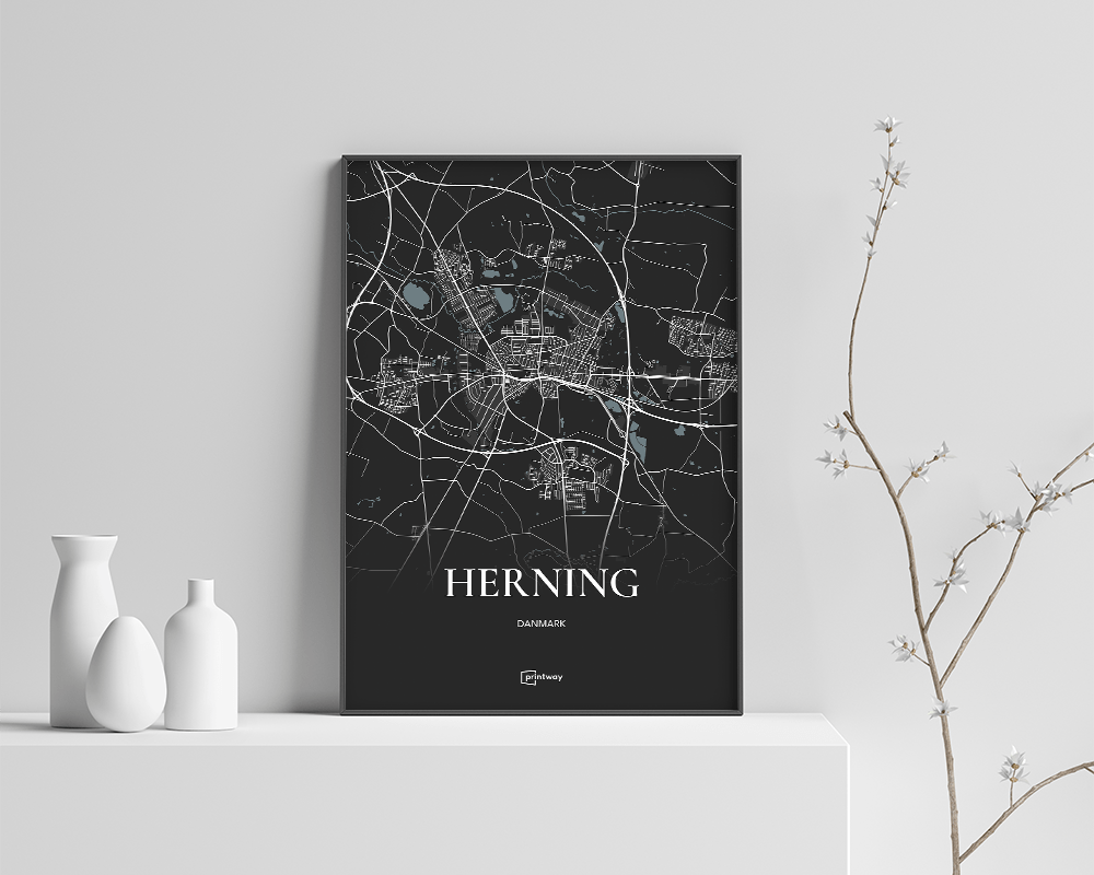 Herning Plakaten Sort