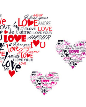 Hjerter   Wallsticker    I   Love   You