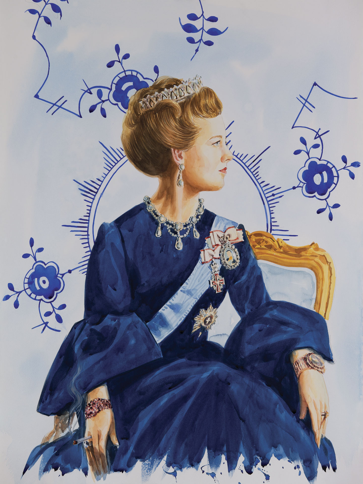 Hm   Queen   Margrethe   Ii   Of   Denmark   Mega   Mussel       Af   Artpusher