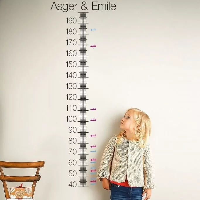 Pile   Til   Højdemåler   Wallsticker