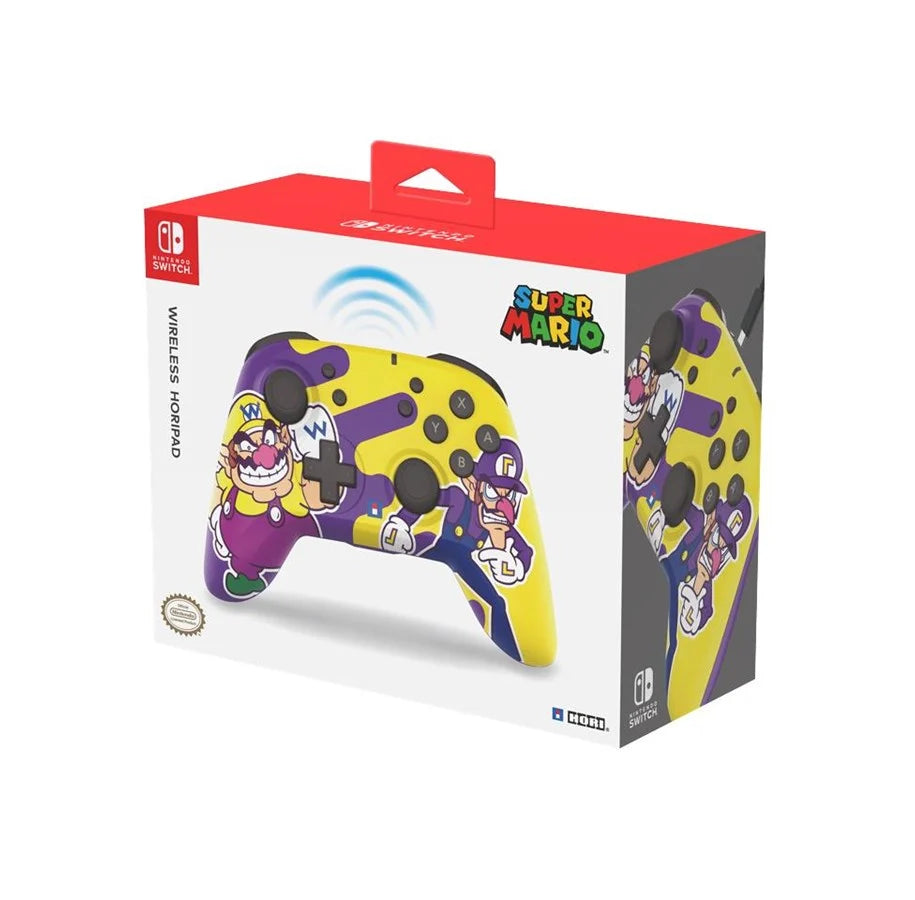 Hori   Trådløs   Horipad    Wario     Waluigi    Til   Switch   Og   Switch       Controller   Geekd   Dk