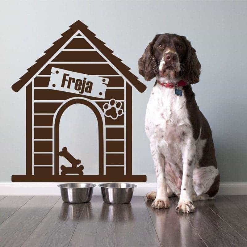 Hundehus   Med   Navn   Wallsticker
