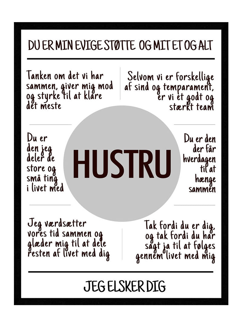 Hustru   Plakat