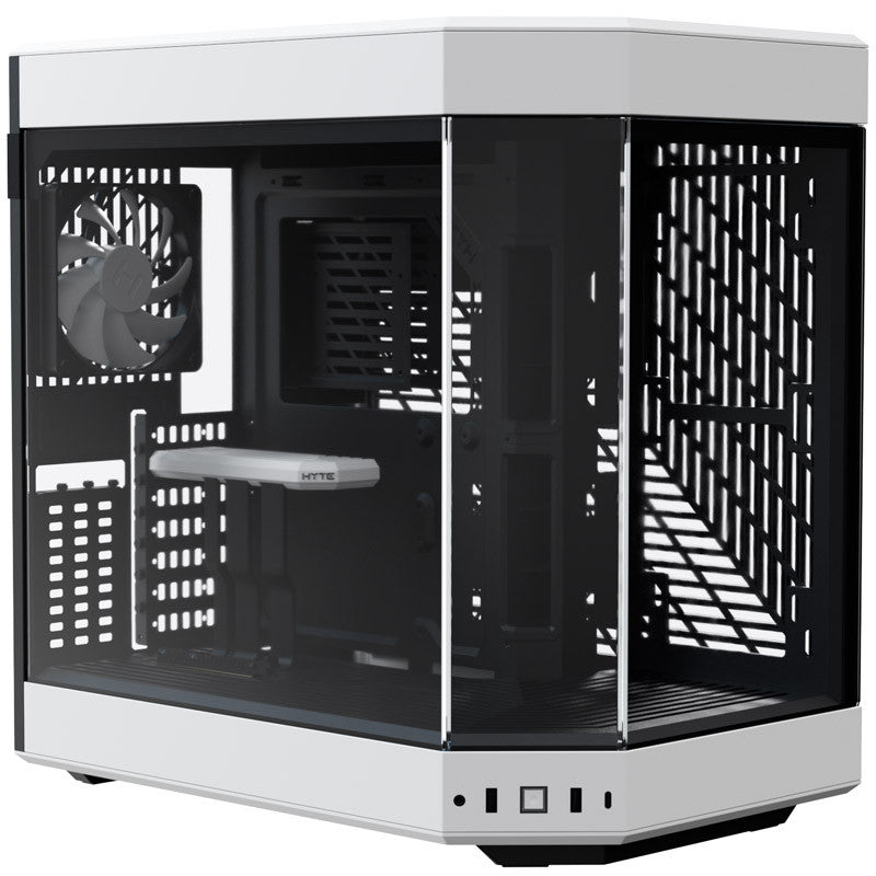 Hyte   Y60   Midi   Tower   Black   White    Pci - E            Panoramic   Glass   View   Kabinet   Geekd   Dk