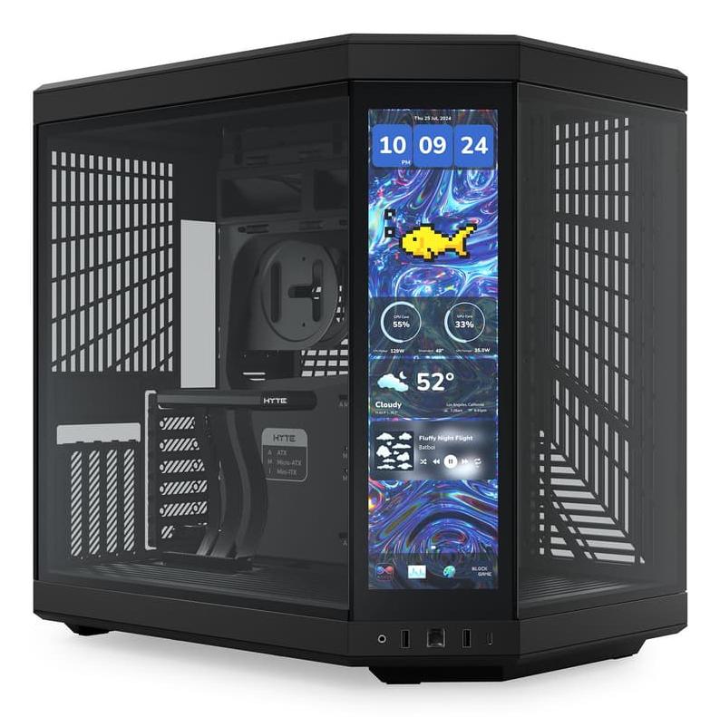 Hyte   Y70   Touch   Infinite   Case    14        Pitch   Black