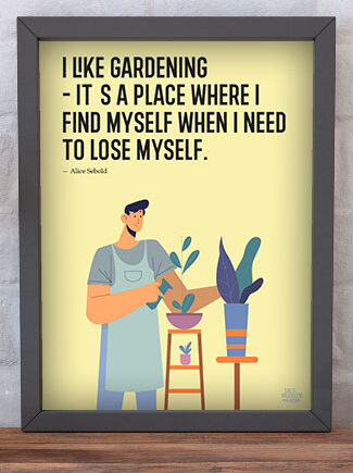 I   Like   Gardening - Plakat   21   X   29        A4    Kr    199  -