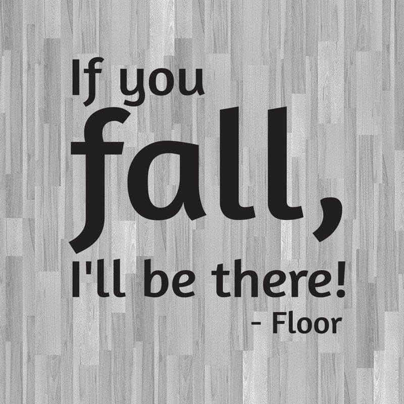If You Fall I Ll Be There Wallsticker