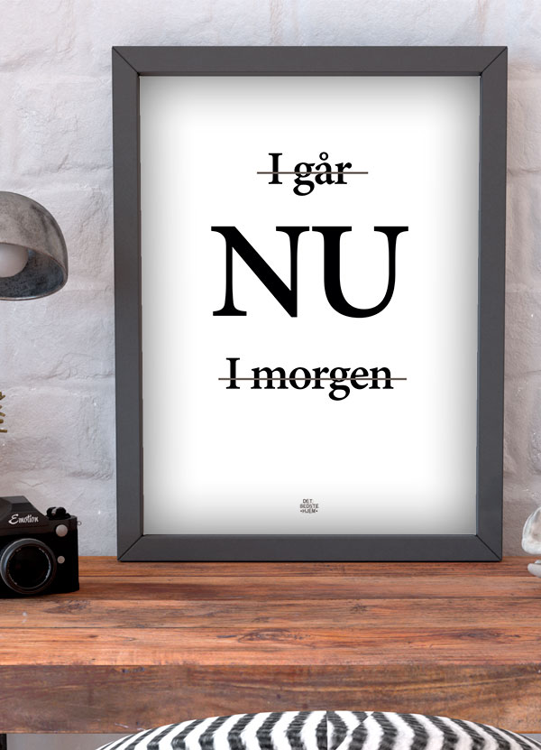 Igår Nu I Morgen - Plakat 21 X 29 A4 Kr 199 -
