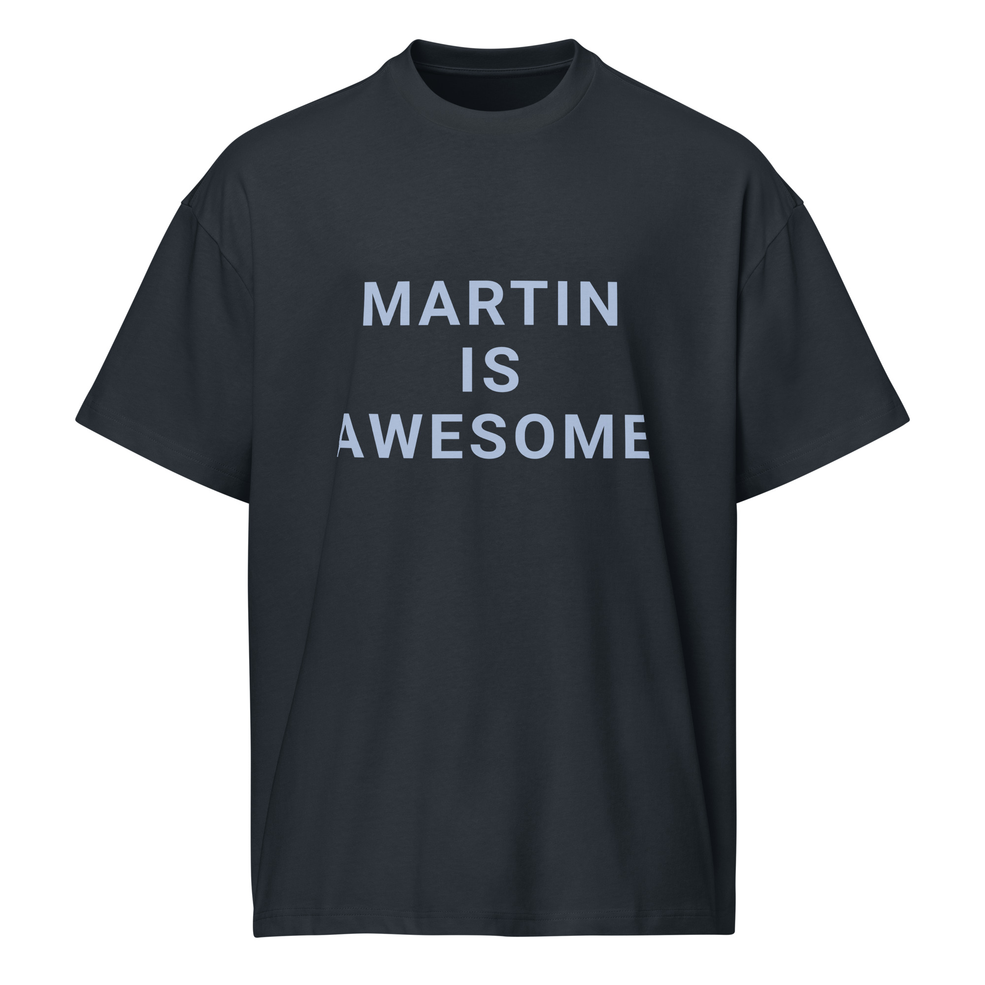 Is   Awesome    Navy   Blue