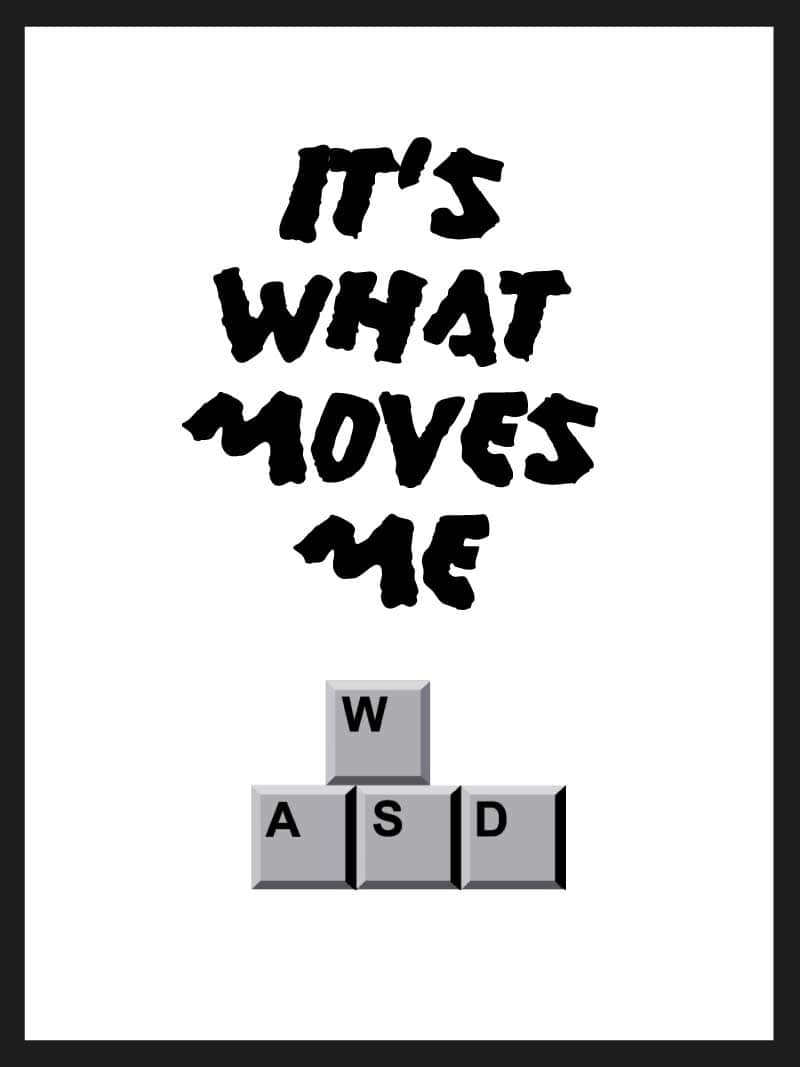 It   Apos   S   What   Moves   Me   Gamer   Plakat
