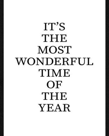 Its   The   Most   Wonderful   Time   Juleplakat
